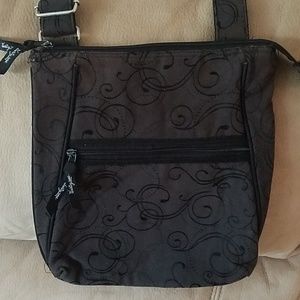 Thirty-One black crossbody bag